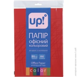 Офисная бумага Underprice Бумага офисная цветная A4 80 г/м интенсив красный 20 листов