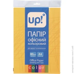Underprice Бумага офисная цветная A4 80 г/м неон оранжевый 20 листов