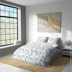 Underprice Комплект постельного белья семейный Blooming blue разноцветный