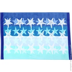 Underprice Рушник пляжне Blue Starfish 100x150 см синій з блакитним