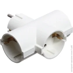 Underprice Тройник BNG Electro с заземлением 3 гн. белый RM1-01/03T