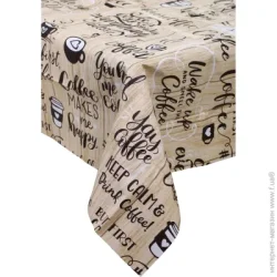 Underprice Скатерть Coffee 140x240 см бежевый