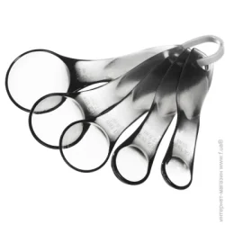 Underprice Набір мірних ложок grey пластик 5 шт.