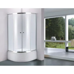Душевая кабина Underprice HK-8140 Q 90х90х194см профиль сатин ABS