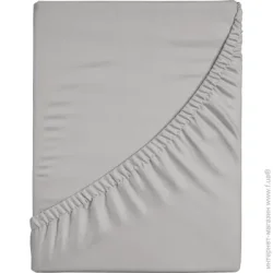 Underprice Простирадло на резинці OYSTER MUSHROOM 140x200 см сірий