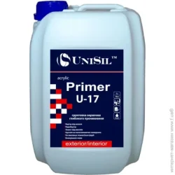 Unisil Грунтовка глубокопроникающая acrylic primer U-17 5 л