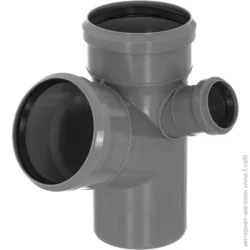 Фитинг Valsir Крестовина канализационная BRAG.PP SC.HTED 110/110/50 67°30'SX
