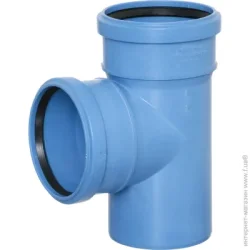 Valsir Тройник канализационный безшумный Triplus d110x110х87°
