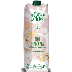 Молоко Vega Milk 0,95л напиток овсяный с бананом тетра-пак (4820192262118)