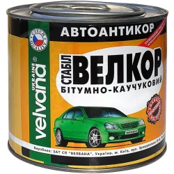 Антикоррозийное средство Velvana Мастика антикоррозионная битумно-каучуковая Велкор-Стабил 1,8 кг