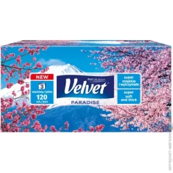 Velvet Салфетки гигиенические в коробке Парадиз 120 шт.