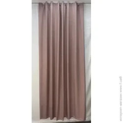 Velvet House Штора рогожка пудра 160x270 см