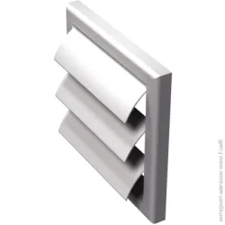 Вентиляційна решітка Vents Решітка МВ 100Ж пластик білий