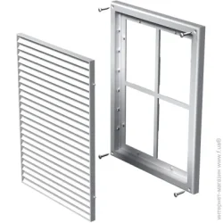 Вентиляционная решетка Vents Решетка МВ 160с пластик белый