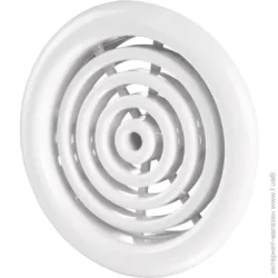 Вентиляційна решітка Vents Решітка МВ 51/2 бВ пластик білий