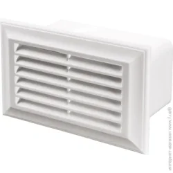 Вентиляционная решетка Vents 571 110x55 10254 пластик белый