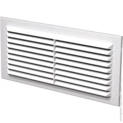 Вентиляционная решетка Vents Решетка МВ 80-1 пластик белый