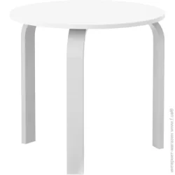 Стіл Veres Столик Монако біло-сірий 46.39.2.17