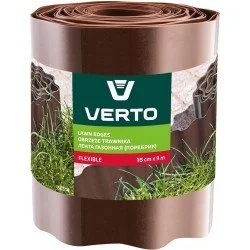 Бордюрная лента Verto 15x9см, коричневый (15G514)