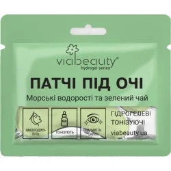 Via Beauty Патчи под глаза Морские водоросли и зеленый чай 2 шт.