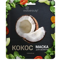 Via Beauty Маска тканевая для лица Кокос 30 мл