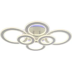 Victoria Lighting Люстра светодиодная 150 Вт белый/серебро Hanna/PL6