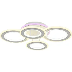 Victoria Lighting Люстра светодиодная 85 Вт белый/серебро Hanna/PL4