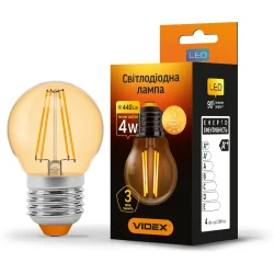 Светодиодная лампа Лампа Filament Videx VL-G45FA-04272 4 Вт E27 2200 K Бронза (23690)
