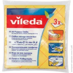 Vileda Набор салфеток универсальные 40х38 см см 3 шт./уп. желтый