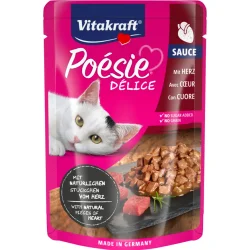 Консерва для котов Poesie Delice pouch сердечки в соусе 85 г