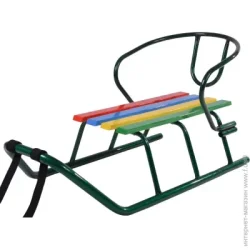 Санки Vitan Санки Балу зеленые со спинкой 7210