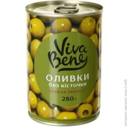 Viva Bene Оливки без кісточки 280 г