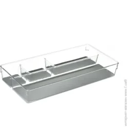 Органайзер Vivendi Органайзер прозорий 4 секції, прозорий 60x185x398 мм