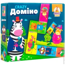 Настольная игра Vladi Toys Crazy KoKo: Домино Зверята (VT8055-10)