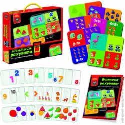 Настольная игра Vladi Toys Учимся считать VT1302-29 (укр)