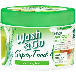 Маска для волосся Wash&Go Super Food з авокадо та алое віра 300 мл