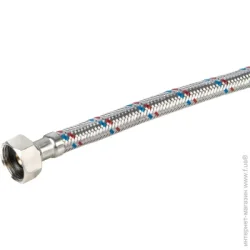 Water House Шланг с мет. плетением 1/2"х3/8" ВВ 80