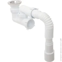 Труба гибкая Water House Сифон для поддона сетка, гибкая труба 40 * 50 D-02