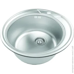 Кухонна мийка Water House Rondo-49D + сифон