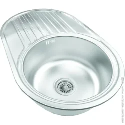 Кухонна мийка Water House Rondo-77D + сифон