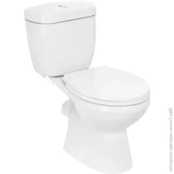 Унитаз напольный Water House Round Rimless компакт с сиденьем Soft Close (MFZ-02RD)