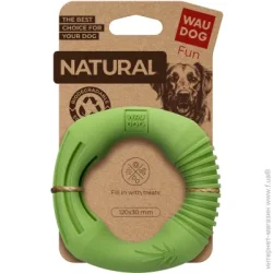 Waudog Игрушка для собак Fun Natural Кольцо зеленое 12 см 621218