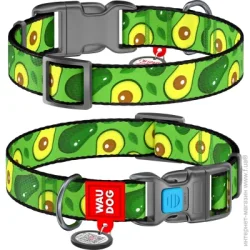 Waudog Ошейник Nylon Авокадо 15 мм Д 23-35 см