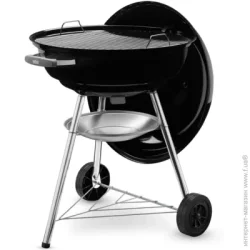 Камін-барбекю Weber Гриль вугільний Compact Kettle чорний 57 см 1221004