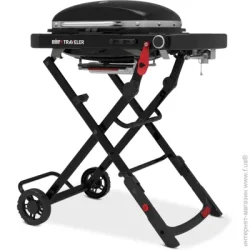 Газовый гриль Газовый гриль Weber Гриль газовый Traveler Compact Portable, черный