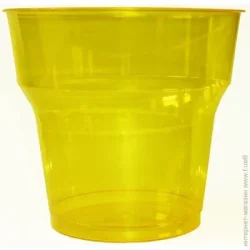 Weekend Стакан одноразовый из стеклопластика желтый 200 мл 6 шт.