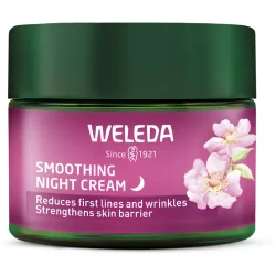 Weleda Крем для лица ночной Дикая роза и белый чай разглаживающий 40 мл