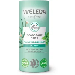 Дезодорант для жінок, для чоловіків Weleda Евкаліпт-М'ята перцевий стік 50 г (3596200069031)
