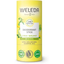 Дезодорант для жінок, для чоловіків Weleda Цитрус-Бергамот стік 50 г (3596200069048)