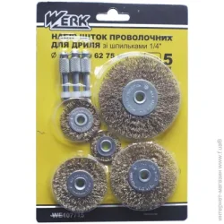 Набір щіток Werk Набір дротяних щіток 5 шт. 67356